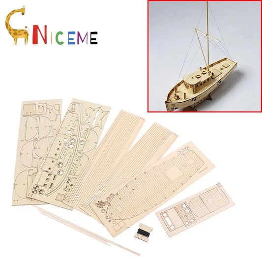 1-30-Scale-Nurkse-Wooden-Sailboat-DIY-Model-Kit-Introductory-Nautical-Hobby-FREETIMEJOY
