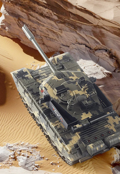 CONUSEA 33CM Remote Control Battle Tank – Interactive Crawler Vehicle with 4-Channel Precision