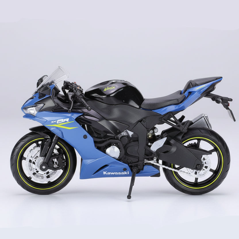 1-12-Scale-Ninja-ZX-6R-Super-Sport-Diecast-Motorcycle-Alloy-Model-FREETIMEJOY-Performance-Hobby