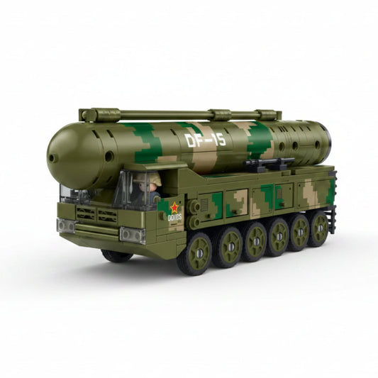 Strategic-Ballistic-Missile-Launcher-186-Piece-Technical-Building-Blocks-FREETIMEJOY-Military-Hobby
