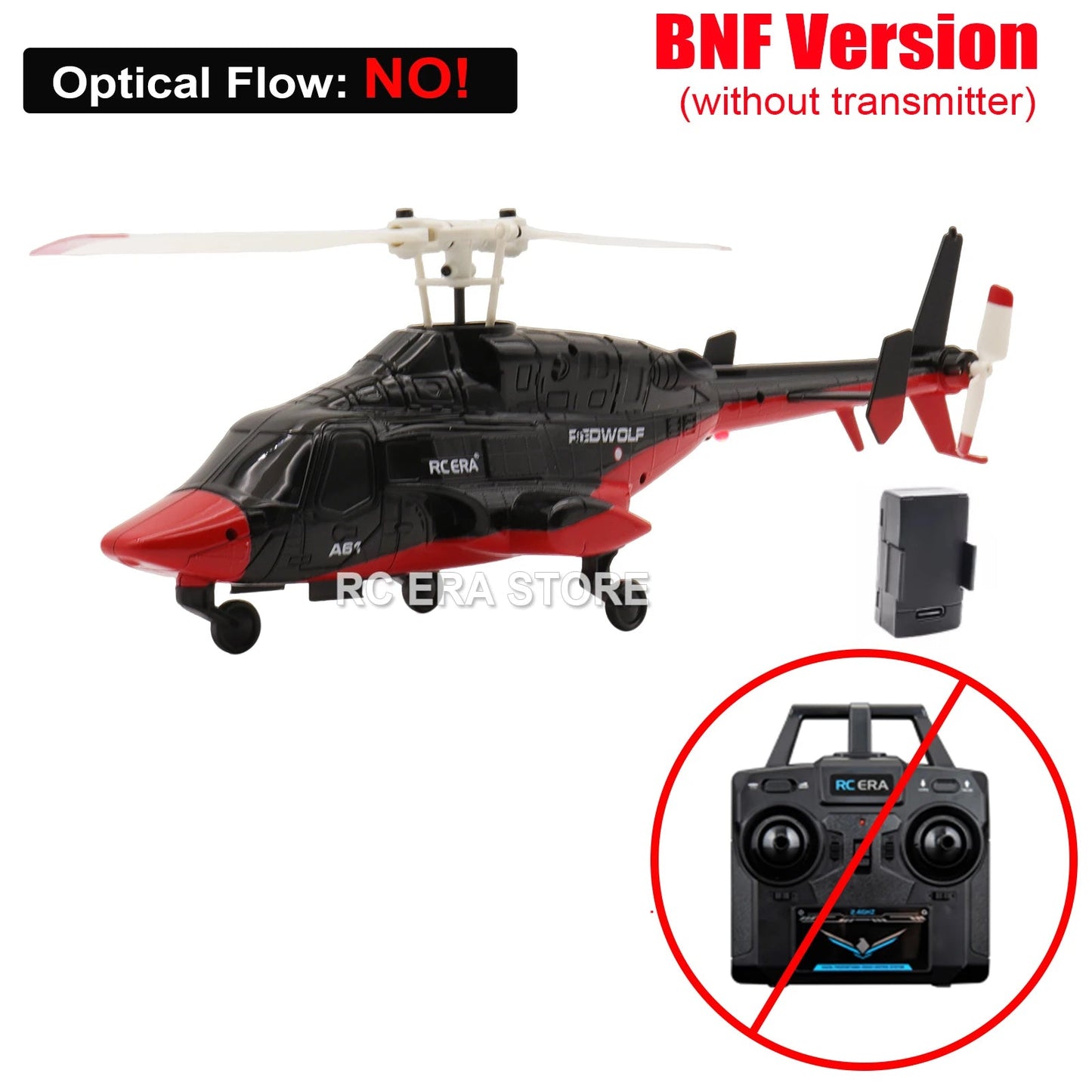 RC ERA A61 Mini Airwolf – 6-Axis Gyro Stabilized RC Helicopter with Altitude Hold