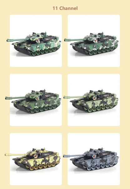 CONUSEA 33CM Remote Control Battle Tank – Interactive Crawler Vehicle with 4-Channel Precision