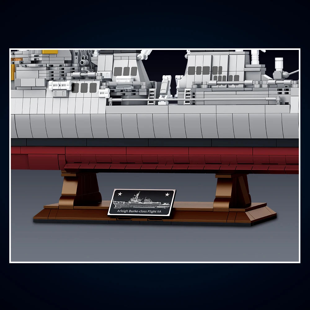 MISINI-M7021-Arleigh-Burke-Class-Destroyer-3601-Piece-Building-Block-Set-US-Navy-FREETIMEJOY