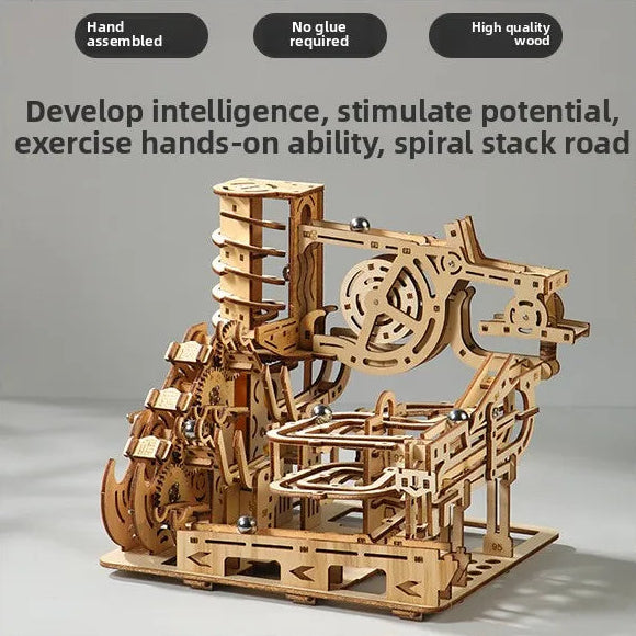 3D-Mechanical-Marble-Run-Wooden-Puzzle-Kinetic-Art-Model-for-Senior-Memory-Care-FREETIMEJOY