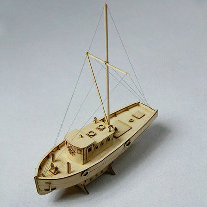 1/30 Nurkse Wooden Sailboat DIY Assembly Kit – Introductory 3D Sailing Model