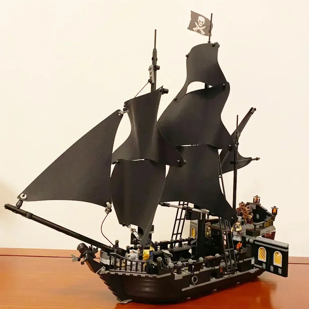 Legendary Black Pearl Pirate Ship | 800+ Pcs Building Block Set | Caribbean Adventure Collector's Model