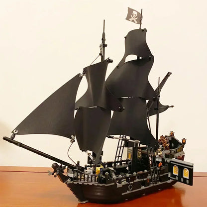Legendary Black Pearl Pirate Ship | 800+ Pcs Building Block Set | Caribbean Adventure Collector's Model