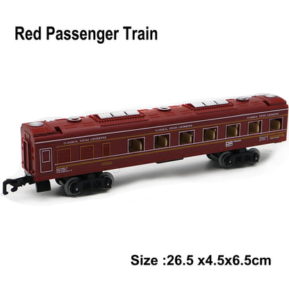Rail King 1:87 Scale Train Track Cargo Car & Carriage Collection – HO Scale DIY Model Rail Accessories