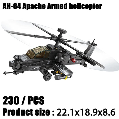 Sluban WW2 Military Series: Mi-24 Attack Helicopter – 3D Hind Model Building Block Set