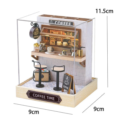 DIY Miniature Wooden Dollhouse – 3D Puzzle Memory Care Kit