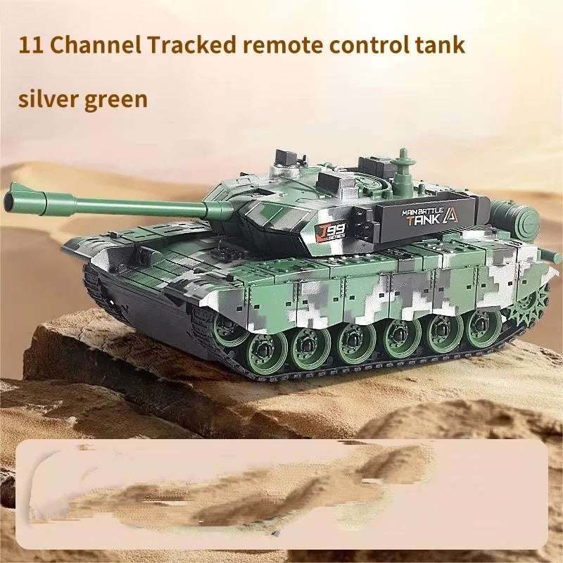 CONUSEA 33CM Remote Control Battle Tank – Interactive Crawler Vehicle with 4-Channel Precision