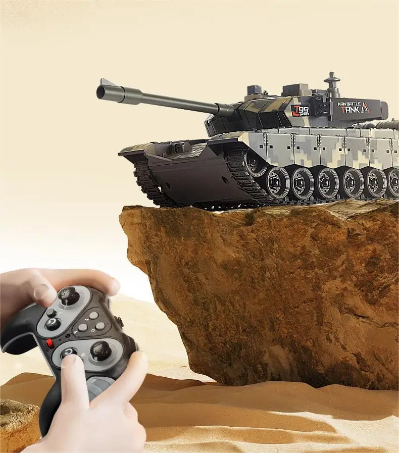 CONUSEA 33CM Remote Control Battle Tank – Interactive Crawler Vehicle with 4-Channel Precision
