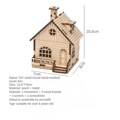 Hand-Crank-Wooden-Music-Box-STEM-Science-Kit-Acoustic-Gear-Model-FREETIMEJOY