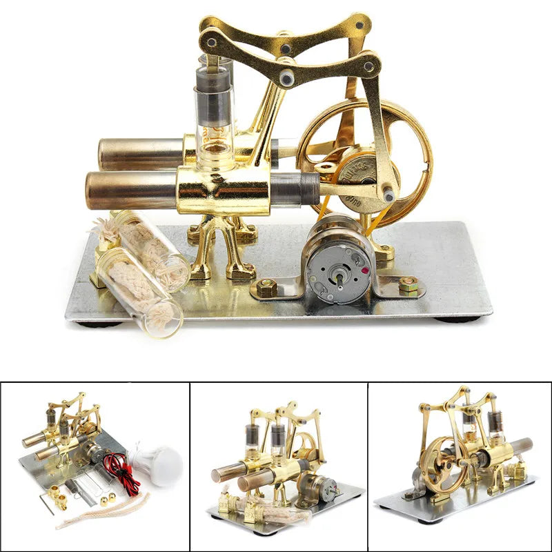 Goni-Balance-Stirling-Engine-Miniature-Metal-Model-Steam-Power-Physics-Toy-FREETIMEJOY-Scientific-Hobby