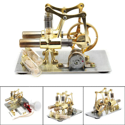Goni-Balance-Stirling-Engine-Miniature-Metal-Model-Steam-Power-Physics-Toy-FREETIMEJOY-Scientific-Hobby