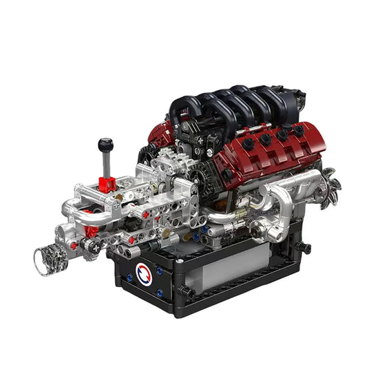 V8-Mastercraft-Powertrain-Edition-787-Piece-Mechanical-Block-Kit-Senior-Hobby-FREETIMEJOY