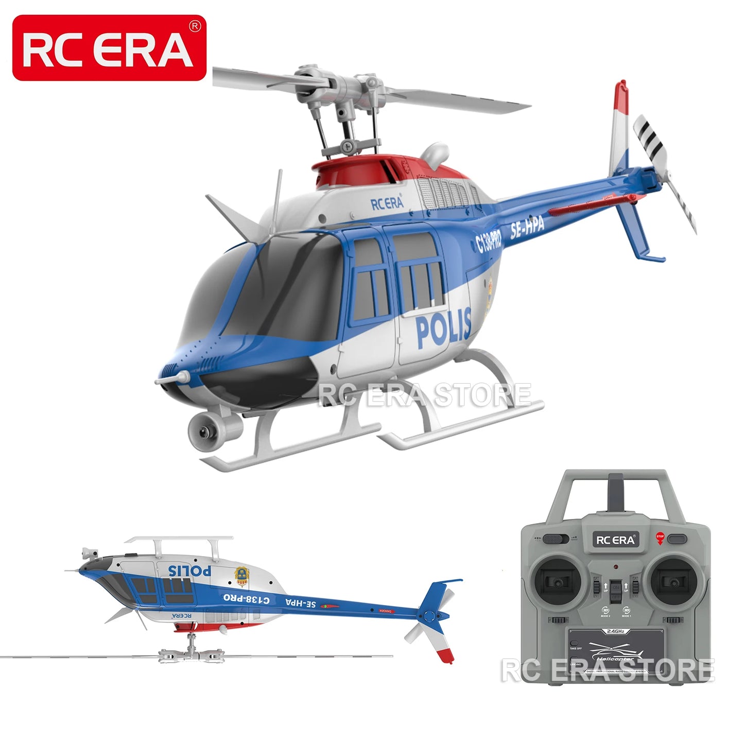 RC ERA A61 Mini Airwolf – 6-Axis Gyro Stabilized RC Helicopter with Altitude Hold