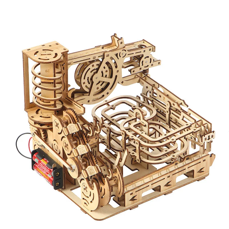 3D-Mechanical-Marble-Run-Wooden-Puzzle-Kinetic-Art-Model-for-Senior-Memory-Care-FREETIMEJOY