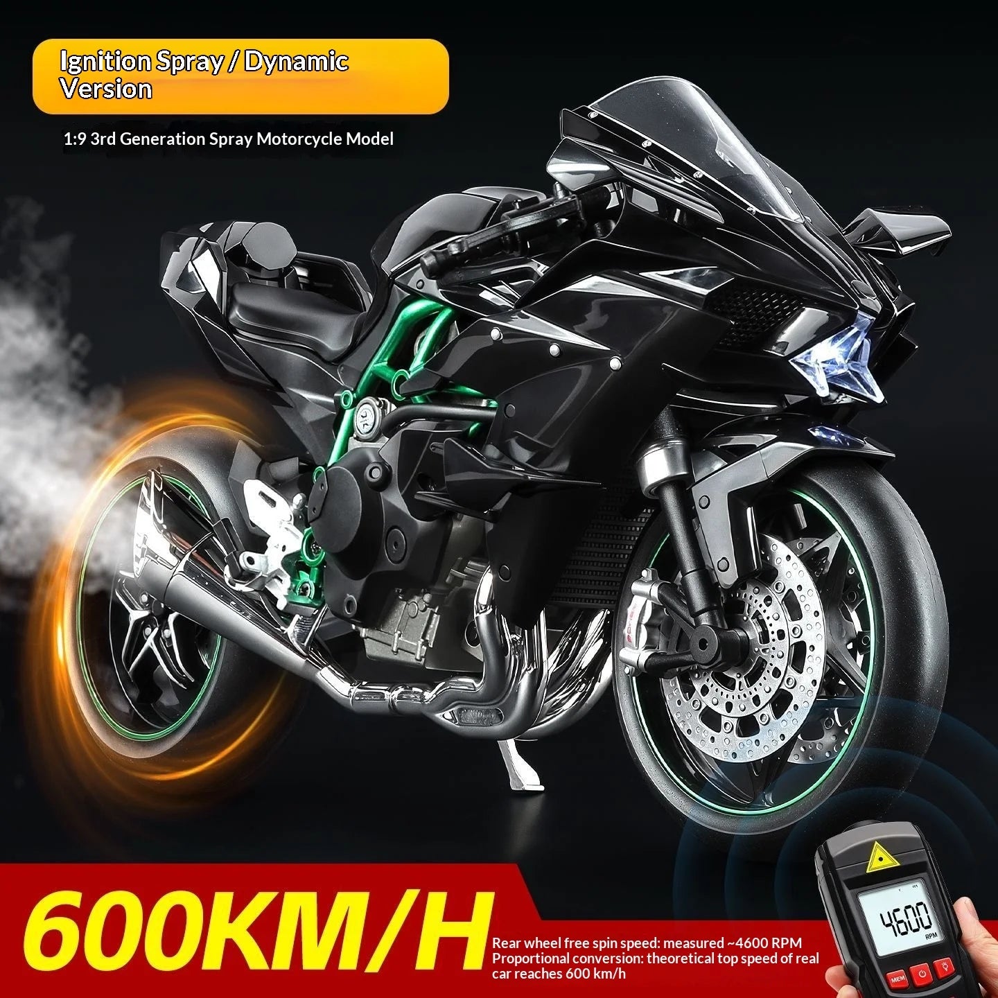 Kawasaki Ninja H2R - 1:9