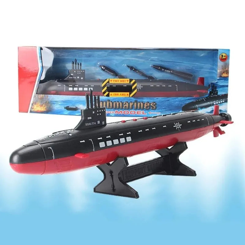 Simulated-Nuclear-Submarine-Model-1-18-Scale-Sound-Light-Naval-Toy-FREETIMEJOY-Senior-Hobby