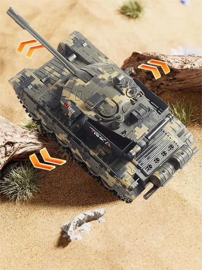 CONUSEA 33CM Remote Control Battle Tank – Interactive Crawler Vehicle with 4-Channel Precision