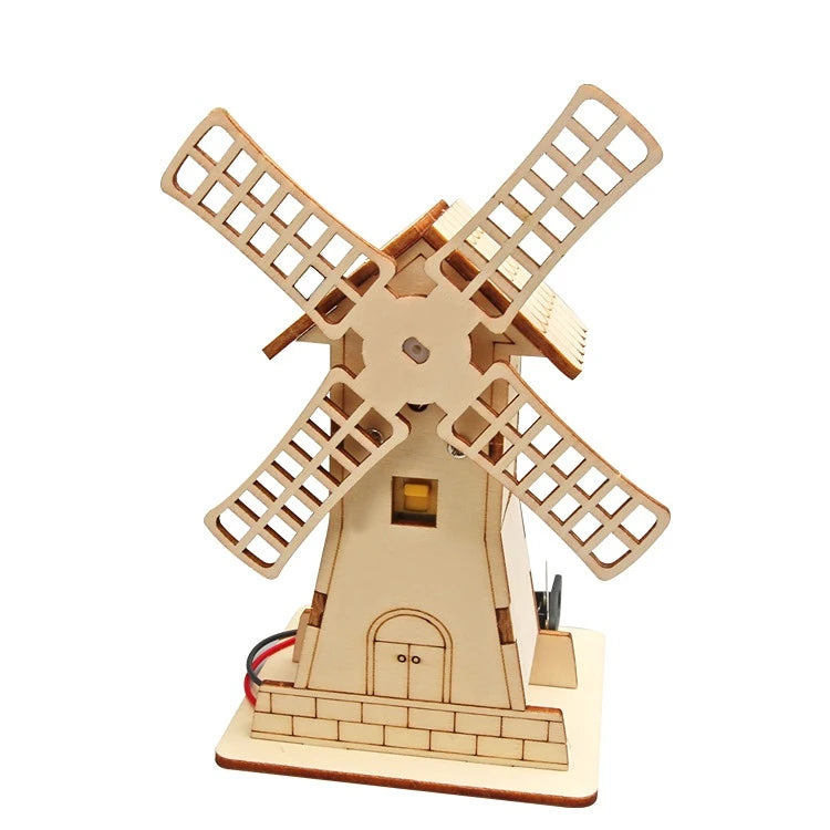 DIY-Electric-Windmill-Hut-Wooden-Mechanical-Kit-for-Seniors-Cognitive-Hobby-FREETIMEJOY