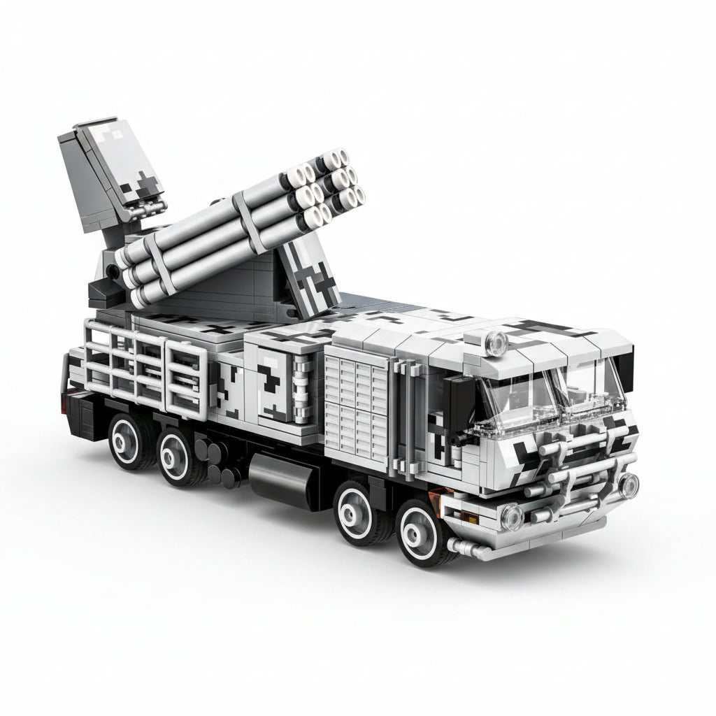 Pantsir-SM-Mobile-Defense-Truck-Technical-Building-Blocks-Model-FREETIMEJOY-Army-Vehicle