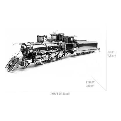 Iron Giant Steam Locomotive | 3D Metal Puzzle DIY Model Kit | Industrial Steampunk Desktop Decor