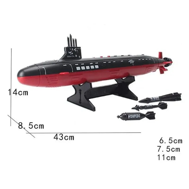 1:18 Scale Simulated Nuclear Submarine – Interactive Naval Model with Sound & Light