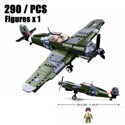 Sluban WW2 Military Series: Mi-24 Attack Helicopter – 3D Hind Model Building Block Set
