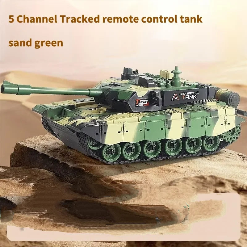 CONUSEA 33CM Remote Control Battle Tank – Interactive Crawler Vehicle with 4-Channel Precision