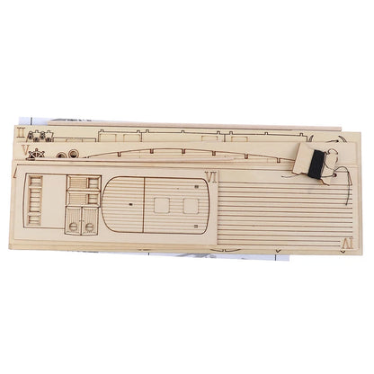 1/30 Nurkse Wooden Sailboat DIY Assembly Kit – Introductory 3D Sailing Model