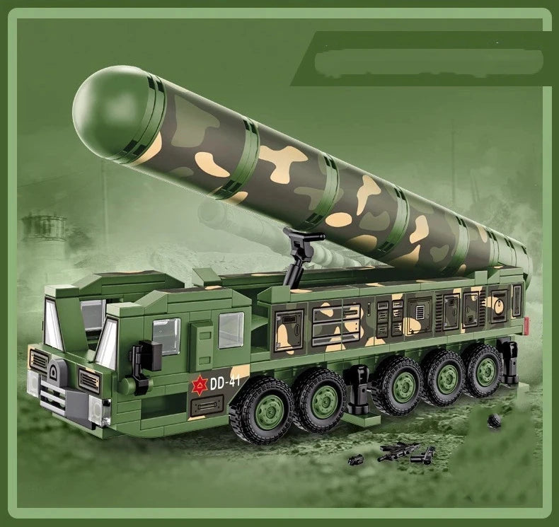 DF-41 Missile Vehicle & Type 99 Tank Technical Models