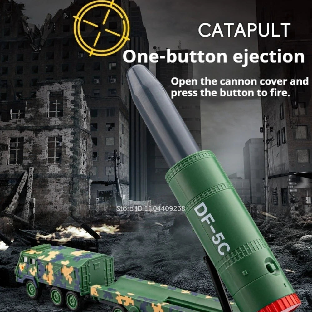 DF-5C-Strategic-Missile-Launcher-1-43-Scale-Diecast-Model-FREETIMEJOY-Military-Hobby