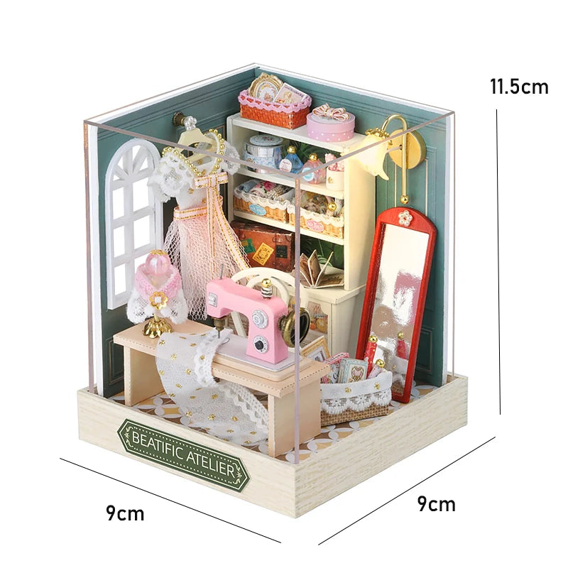 DIY-Miniature-Wooden-Dollhouse-Kit-3D-Puzzle-Senior-Memory-Care-Hobby-FREETIMEJOY
