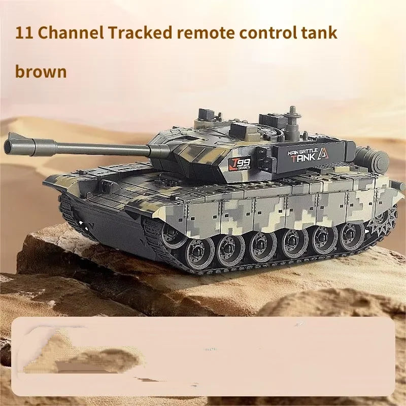 CONUSEA 33CM Remote Control Battle Tank – Interactive Crawler Vehicle with 4-Channel Precision