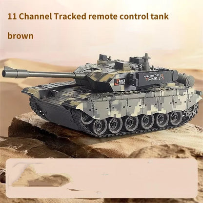 CONUSEA 33CM Remote Control Battle Tank – Interactive Crawler Vehicle with 4-Channel Precision
