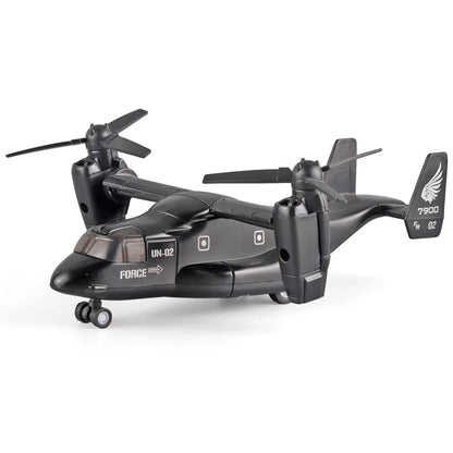 Diecast Alloy V-22 Osprey Tilt-Rotor Aircraft – Professional Aviation Military Model