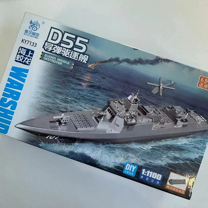 1:1500 Scale Modern Naval Fleet – D75 Assault Ship & D55 Destroyer Assembly Kits