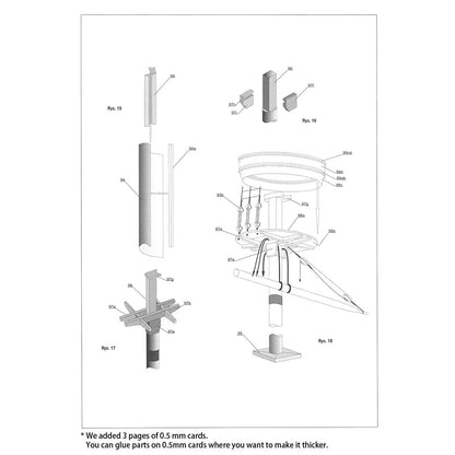 Golden Hind 1:100 Scale Paper Model Kit | DIY Historical Battleship