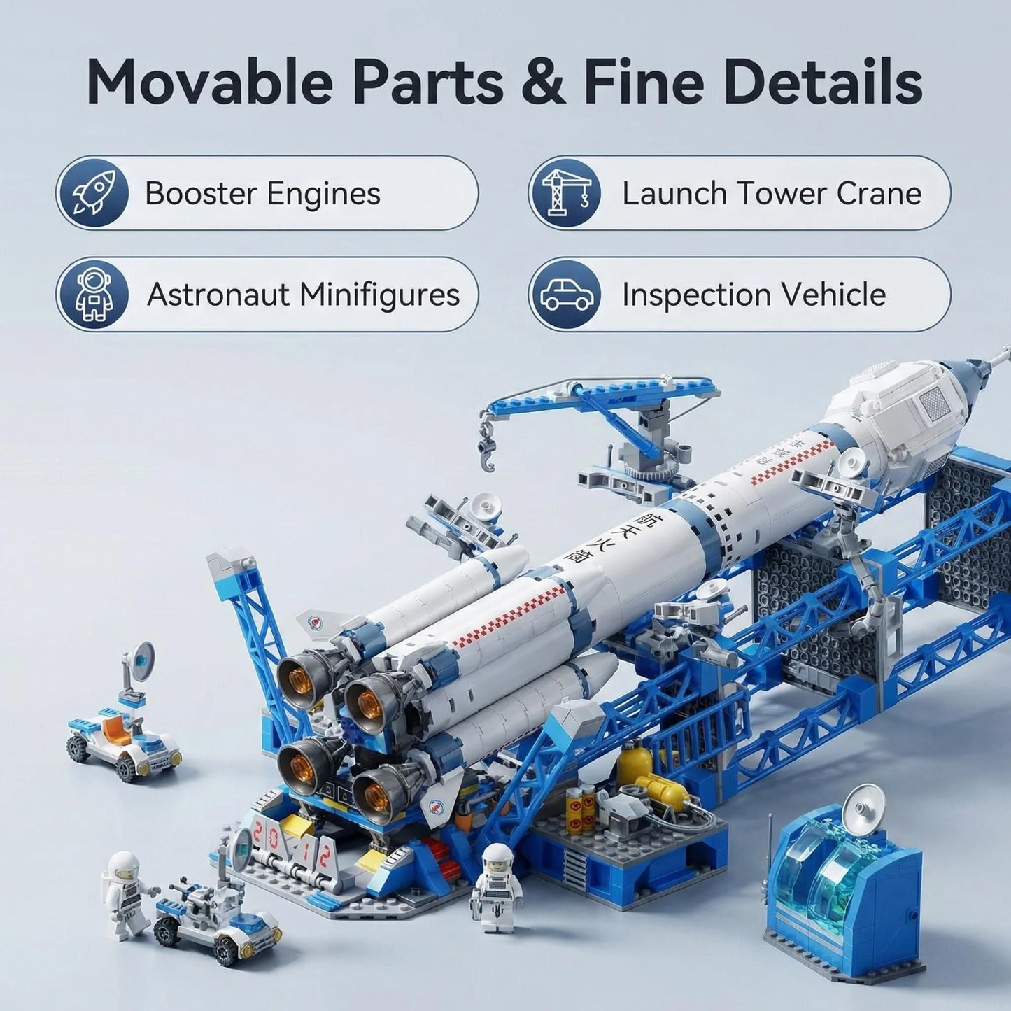 WLYX-Space-Exploration-Rocket-Space-Station-Building-Blocks-FREETIMEJOY-Aerospace-Hobby
