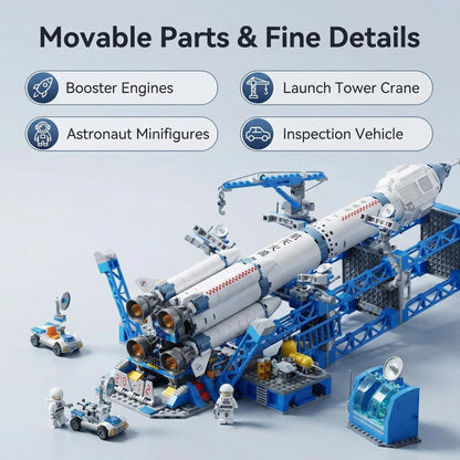 WLYX-Space-Exploration-Rocket-Space-Station-Building-Blocks-FREETIMEJOY-Aerospace-Hobby