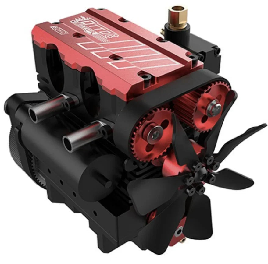 TOYAN-FS-L200AC-Inline-2-Cylinder-4-Stroke-Nitro-Engine-Metal-DIY-Model-Kit-FREETIMEJOY-Master-Hobby