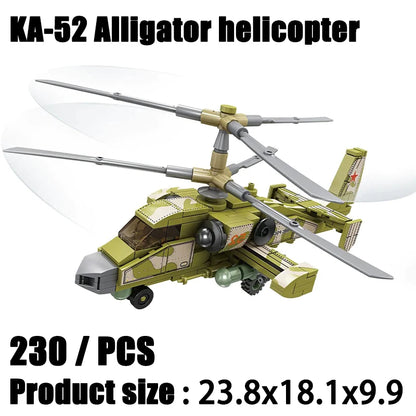 Sluban WW2 Military Series: Mi-24 Attack Helicopter – 3D Hind Model Building Block Set