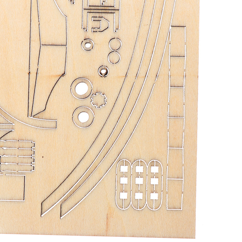 1:100 Scale Halcon Wooden Sailing Boat DIY Assembly Kit – Classic Desktop Nautical Model