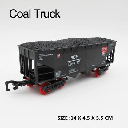 Rail King 1:87 Scale Train Track Cargo Car & Carriage Collection – HO Scale DIY Model Rail Accessories