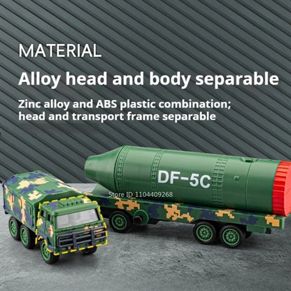 DF-5C-Strategic-Missile-Launcher-1-43-Scale-Diecast-Model-FREETIMEJOY-Military-Hobby