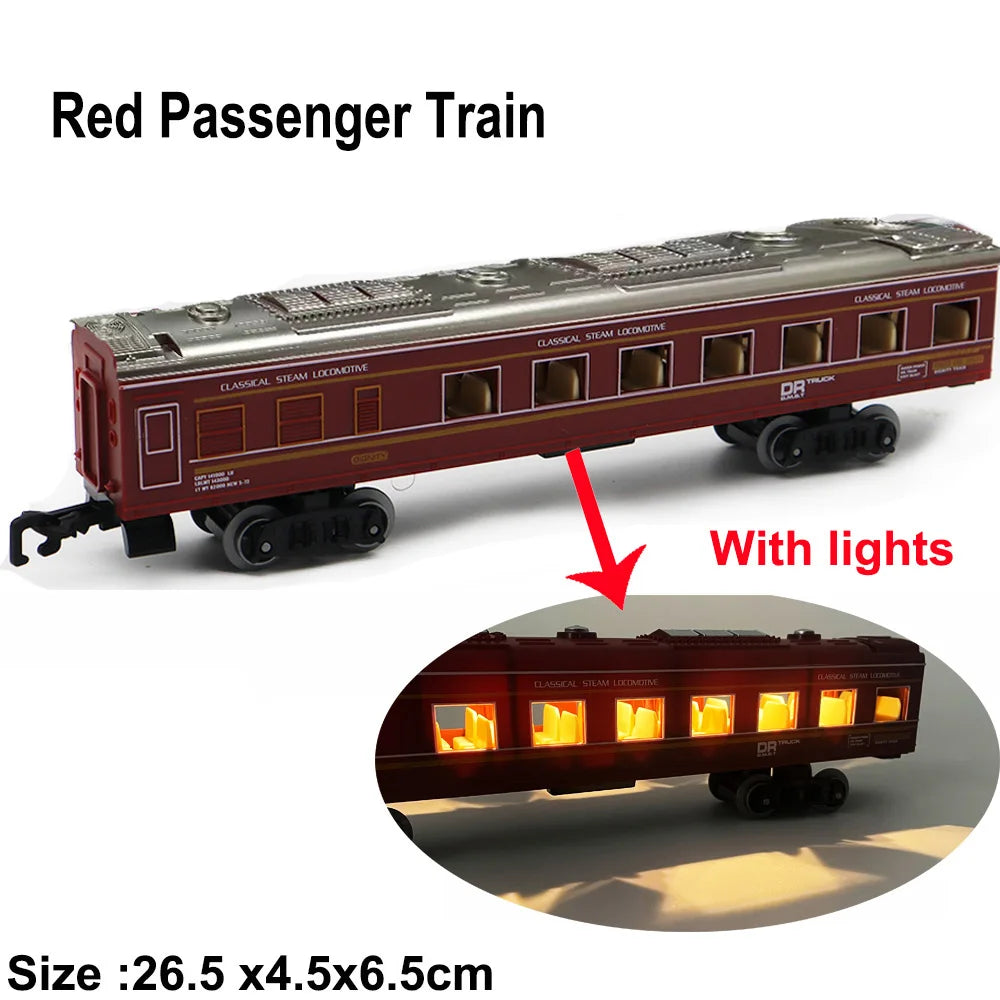Rail King 1:87 Scale Train Track Cargo Car & Carriage Collection – HO Scale DIY Model Rail Accessories