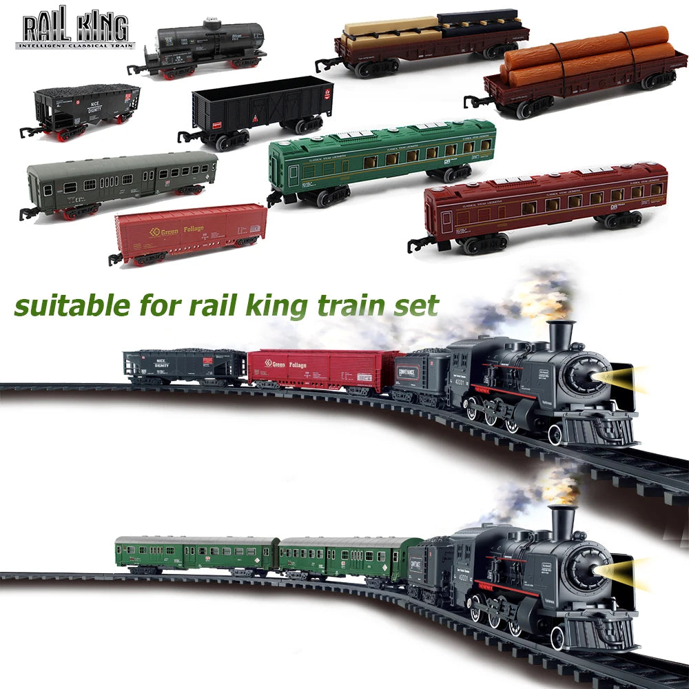 1-87-HO-Scale-Model-Train-Carriages-Rail-King-Cargo-Car-Collection-FREETIMEJOY-Senior-Hobby