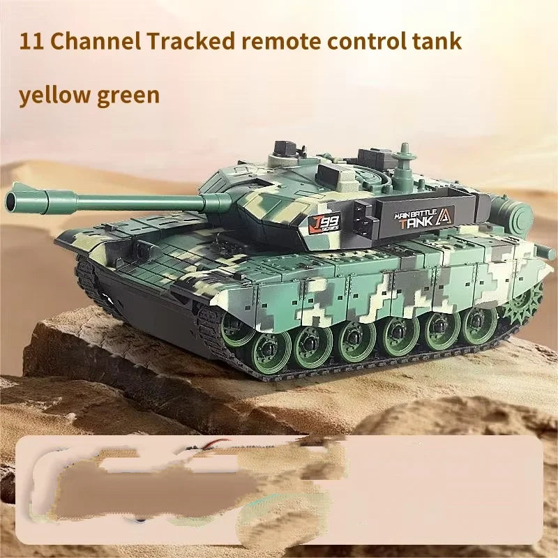 CONUSEA 33CM Remote Control Battle Tank – Interactive Crawler Vehicle with 4-Channel Precision
